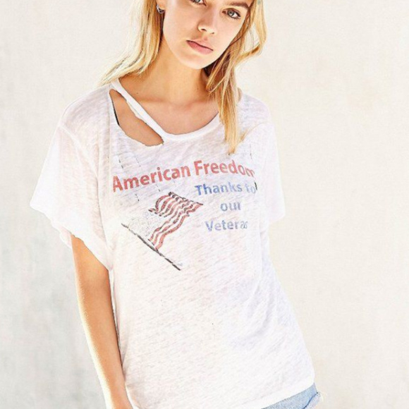 Project Social T Tops - Project Social T veterans T-shirt medium